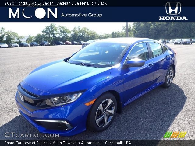 2020 Honda Civic LX Sedan in Aegean Blue Metallic