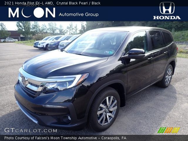 2021 Honda Pilot EX-L AWD in Crystal Black Pearl