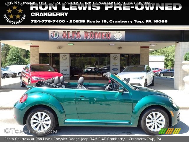 2017 Volkswagen Beetle 1.8T SE Convertible in Bottle Green Metallic