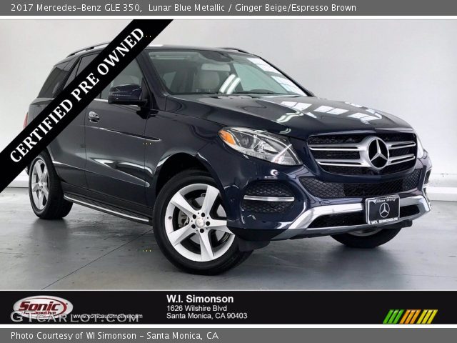 2017 Mercedes-Benz GLE 350 in Lunar Blue Metallic