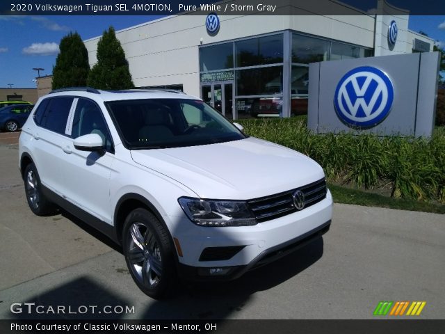 2020 Volkswagen Tiguan SEL 4MOTION in Pure White