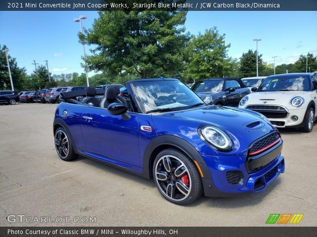 2021 Mini Convertible John Cooper Works in Starlight Blue Metallic