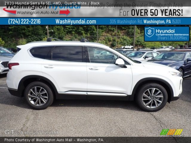 2020 Hyundai Santa Fe SEL AWD in Quartz White
