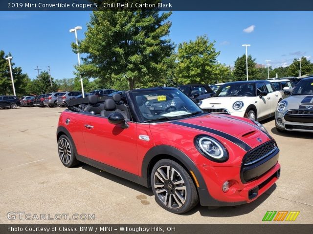 2019 Mini Convertible Cooper S in Chili Red