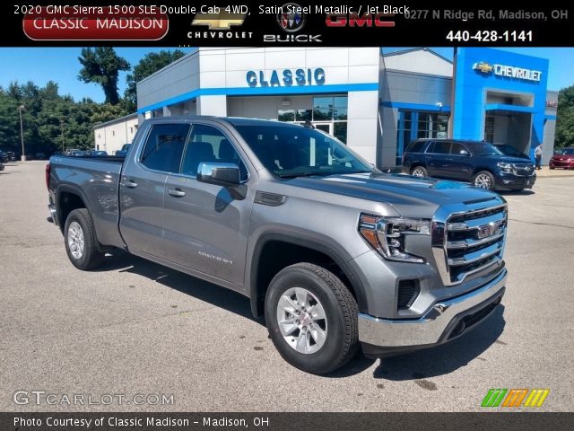 2020 GMC Sierra 1500 SLE Double Cab 4WD in Satin Steel Metallic