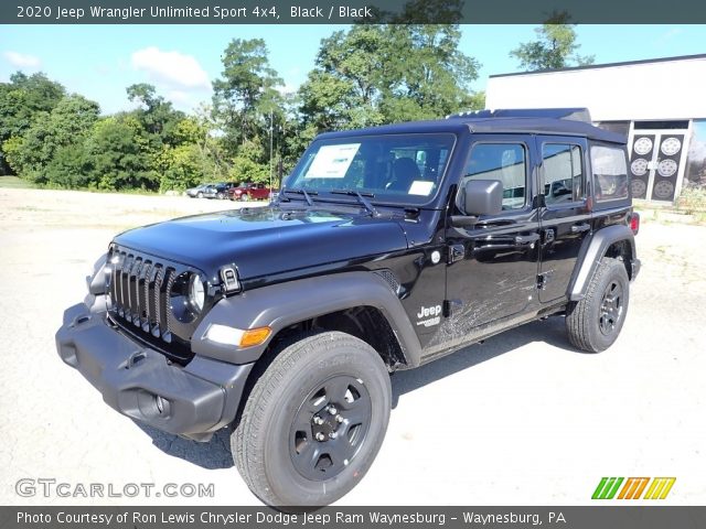 2020 Jeep Wrangler Unlimited Sport 4x4 in Black