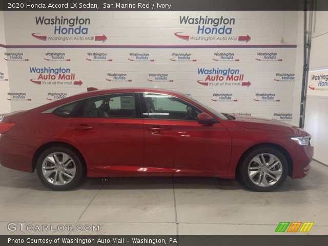 2020 Honda Accord LX Sedan in San Marino Red