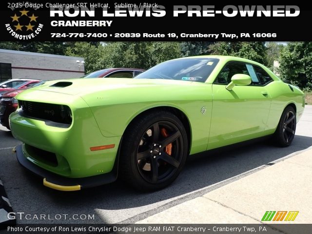 2019 Dodge Challenger SRT Hellcat in Sublime
