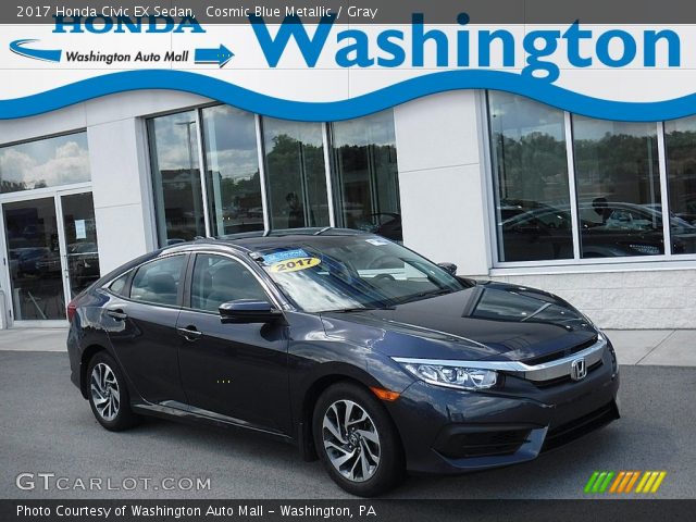 2017 Honda Civic EX Sedan in Cosmic Blue Metallic