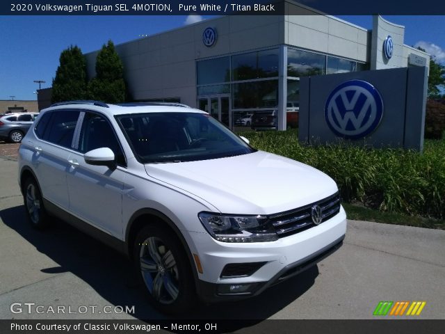 2020 Volkswagen Tiguan SEL 4MOTION in Pure White