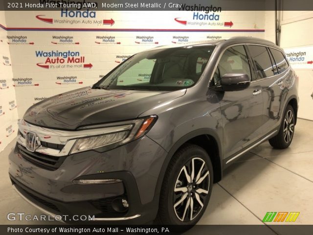 2021 Honda Pilot Touring AWD in Modern Steel Metallic
