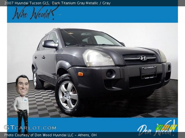 2007 Hyundai Tucson GLS in Dark Titanium Gray Metallic