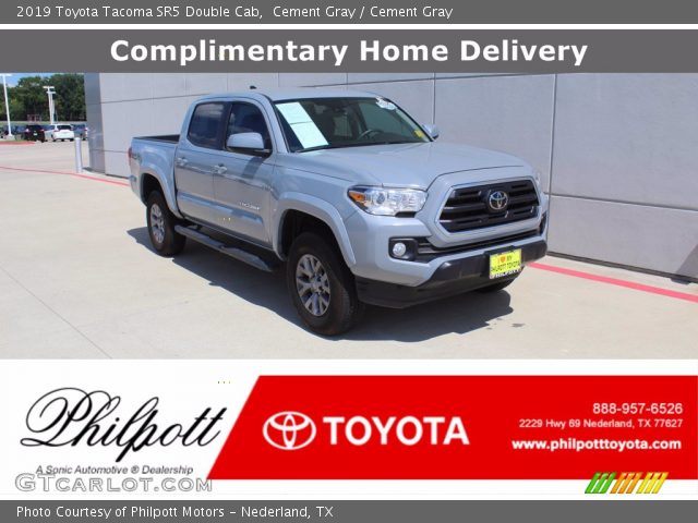 2019 Toyota Tacoma SR5 Double Cab in Cement Gray