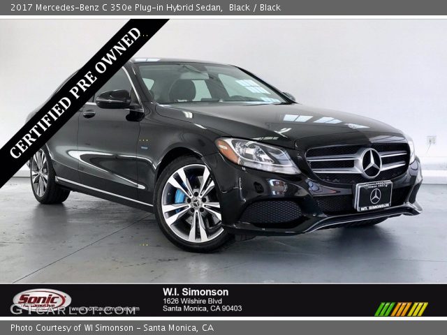 2017 Mercedes-Benz C 350e Plug-in Hybrid Sedan in Black