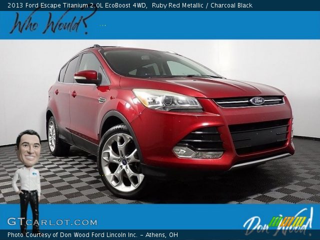 2013 Ford Escape Titanium 2.0L EcoBoost 4WD in Ruby Red Metallic