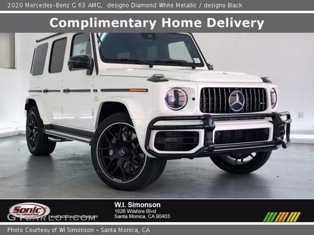 2020 Mercedes-Benz G 63 AMG in designo Diamond White Metallic