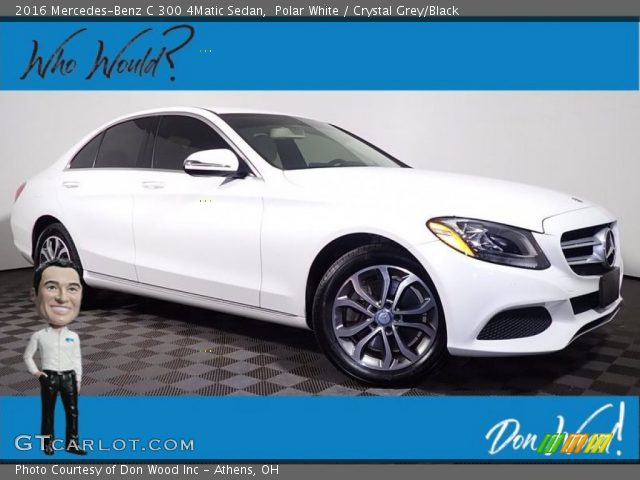 2016 Mercedes-Benz C 300 4Matic Sedan in Polar White
