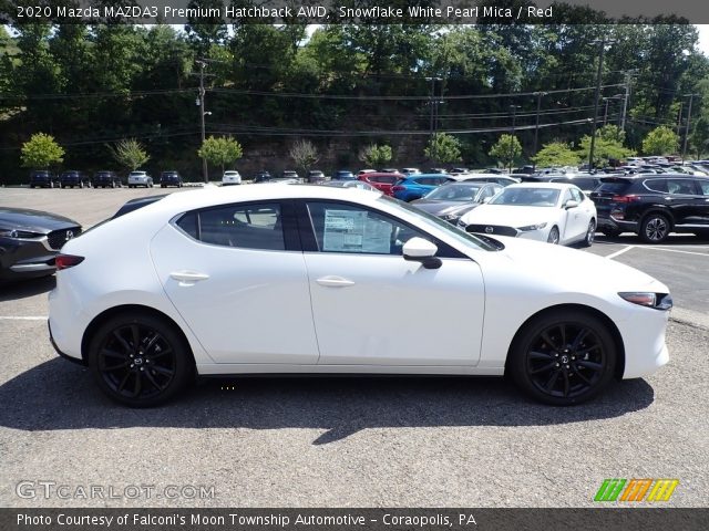 2020 Mazda MAZDA3 Premium Hatchback AWD in Snowflake White Pearl Mica