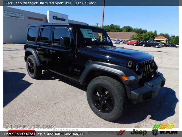 2020 Jeep Wrangler Unlimited Sport 4x4 in Black