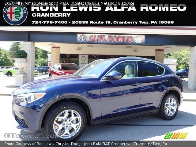 2020 Alfa Romeo Stelvio Sport AWD in Montecarlo Blue Metallic