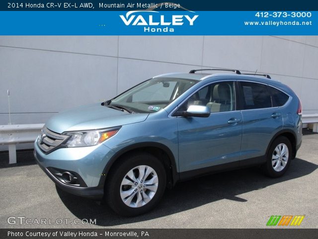 2014 Honda CR-V EX-L AWD in Mountain Air Metallic