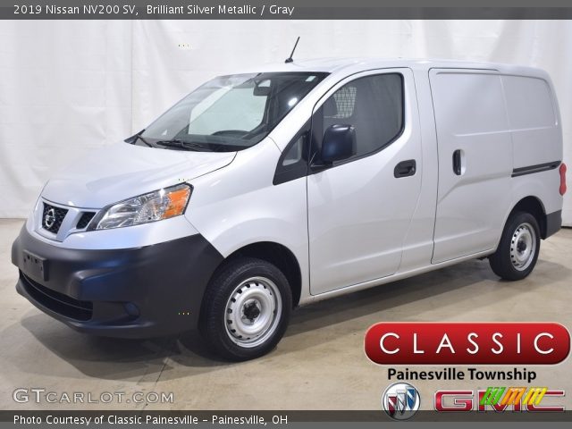 2019 Nissan NV200 SV in Brilliant Silver Metallic