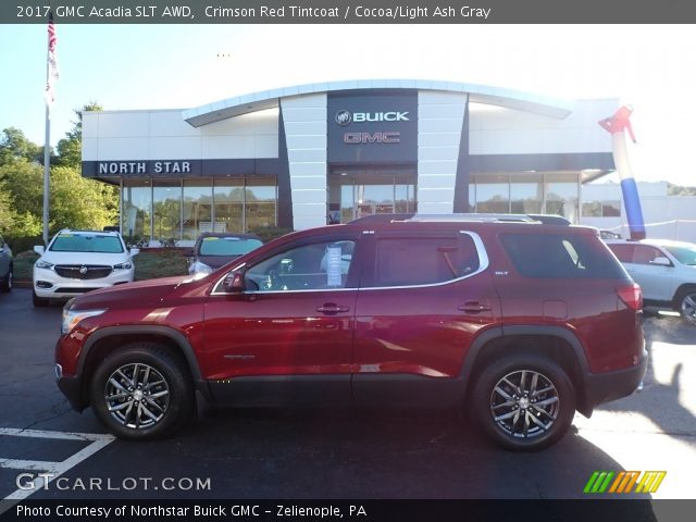 2017 GMC Acadia SLT AWD in Crimson Red Tintcoat