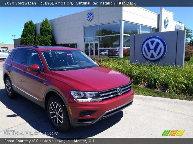 2020 Volkswagen Tiguan SE 4MOTION in Cardinal Red Metallic
