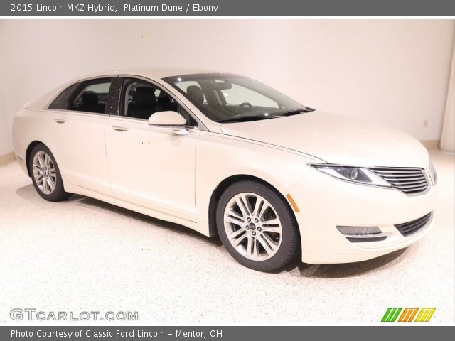 2015 Lincoln MKZ Hybrid in Platinum Dune
