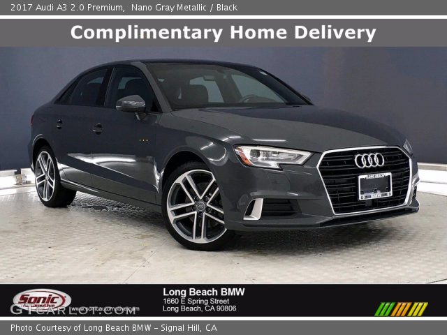 2017 Audi A3 2.0 Premium in Nano Gray Metallic