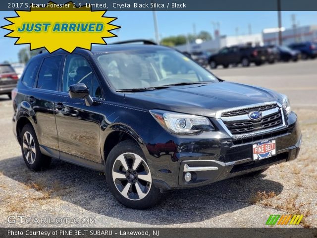 2017 Subaru Forester 2.5i Limited in Crystal Black Silica