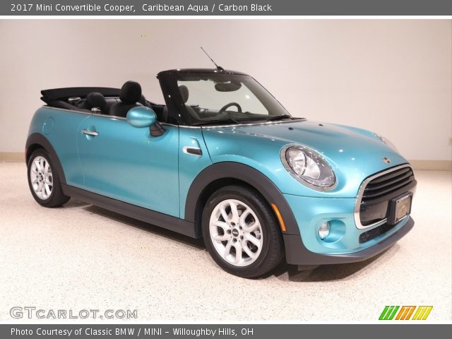 2017 Mini Convertible Cooper in Caribbean Aqua