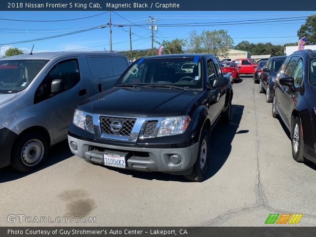 2018 Nissan Frontier S King Cab in Magnetic Black