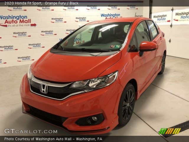 2020 Honda Fit Sport in Orange Fury