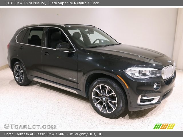 2018 BMW X5 xDrive35i in Black Sapphire Metallic