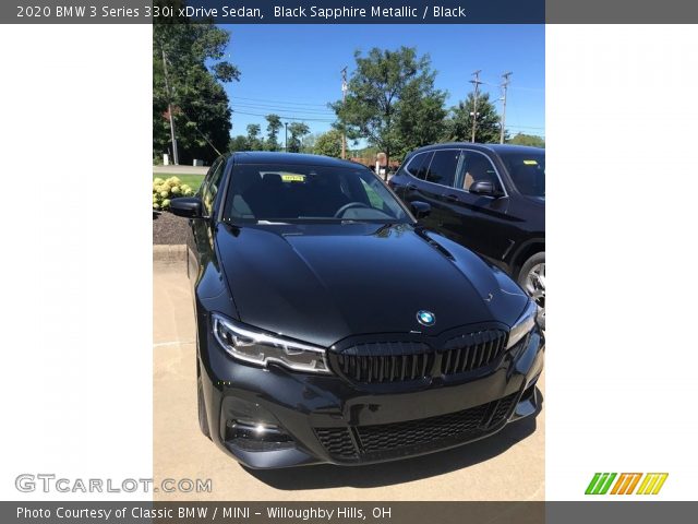 2020 BMW 3 Series 330i xDrive Sedan in Black Sapphire Metallic