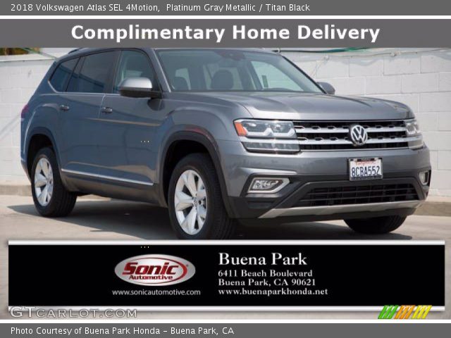 2018 Volkswagen Atlas SEL 4Motion in Platinum Gray Metallic