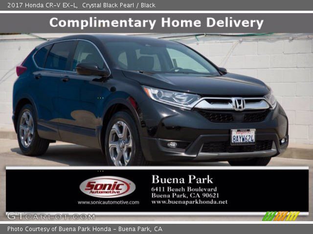 2017 Honda CR-V EX-L in Crystal Black Pearl