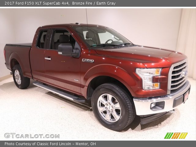 2017 Ford F150 XLT SuperCab 4x4 in Bronze Fire