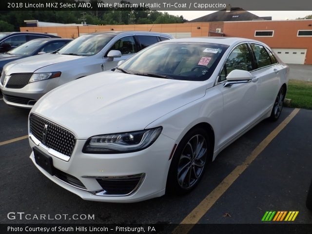 2018 Lincoln MKZ Select AWD in White Platinum Metallic Tri-Coat