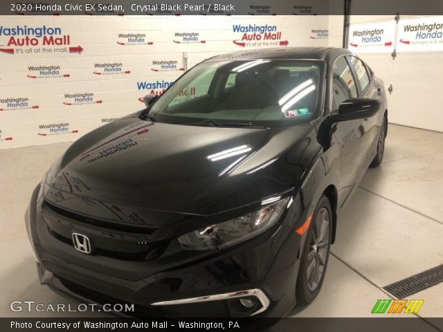 2020 Honda Civic EX Sedan in Crystal Black Pearl