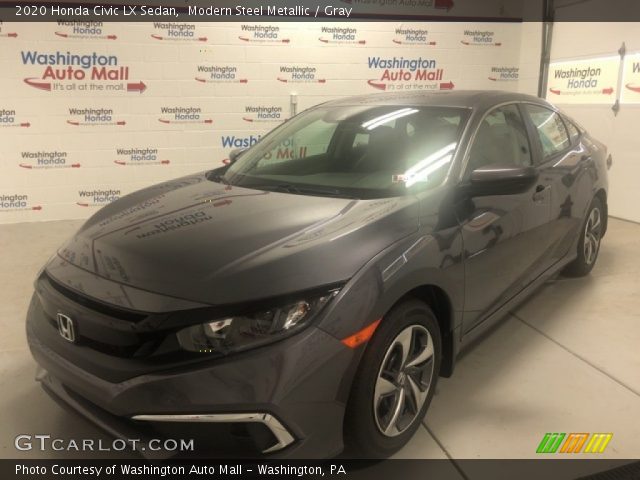 2020 Honda Civic LX Sedan in Modern Steel Metallic