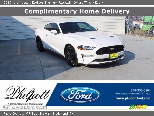 2019 Ford Mustang EcoBoost Premium Fastback in Oxford White