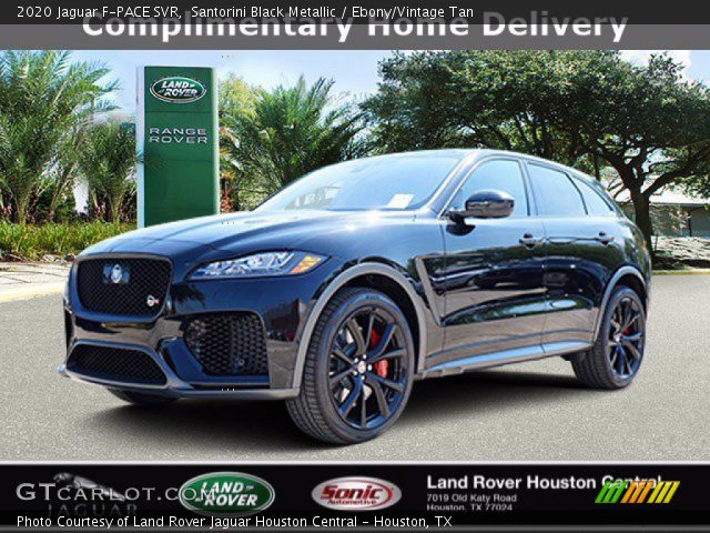 2020 Jaguar F-PACE SVR in Santorini Black Metallic