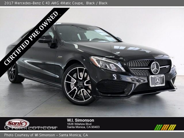 2017 Mercedes-Benz C 43 AMG 4Matic Coupe in Black