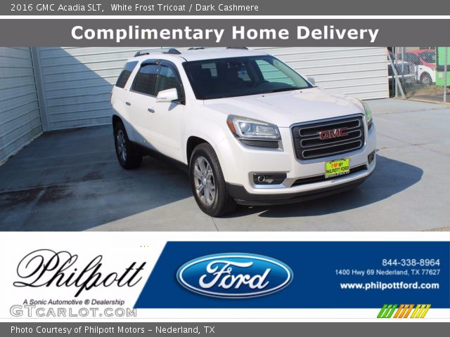 2016 GMC Acadia SLT in White Frost Tricoat