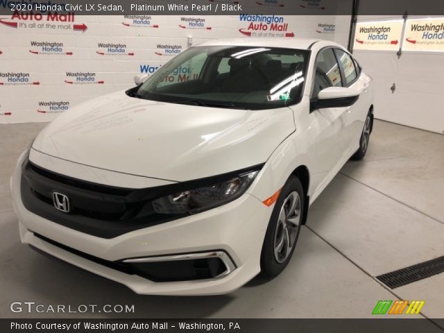 2020 Honda Civic LX Sedan in Platinum White Pearl