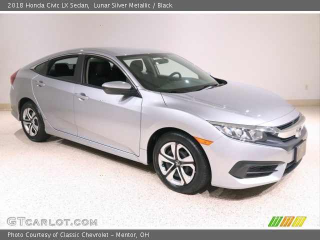 2018 Honda Civic LX Sedan in Lunar Silver Metallic