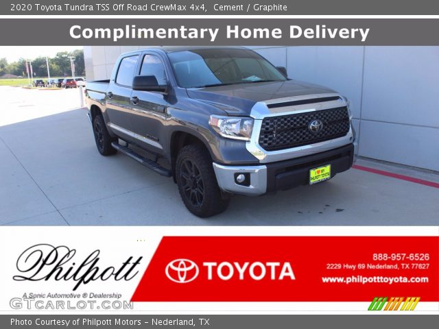 2020 Toyota Tundra TSS Off Road CrewMax 4x4 in Cement