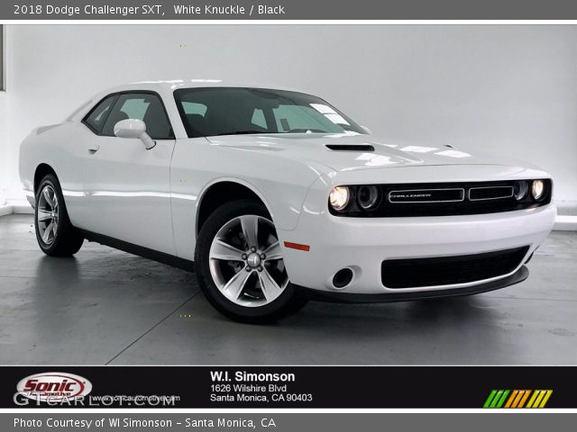 2018 Dodge Challenger SXT in White Knuckle